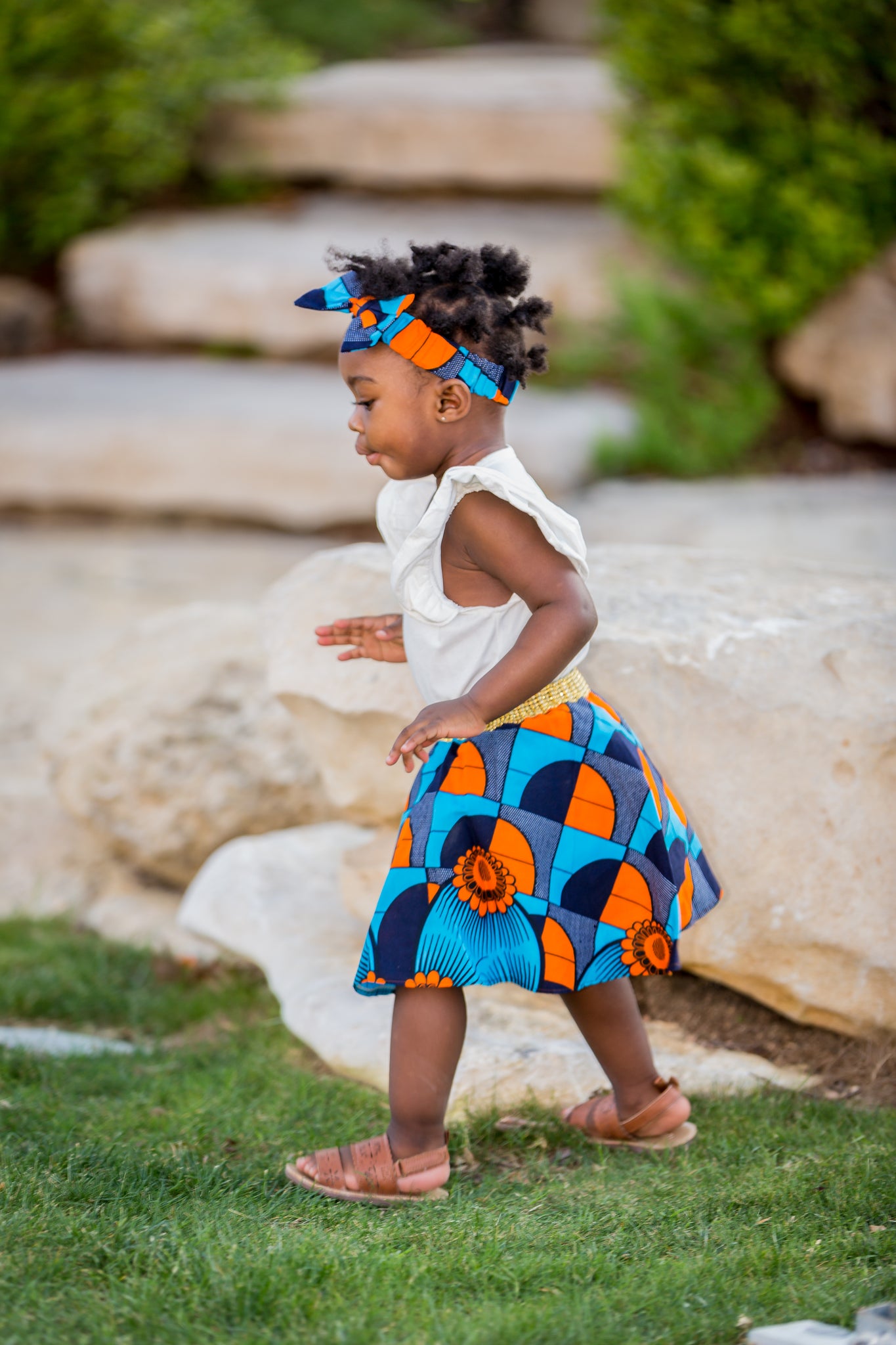 Little Miss Bryn-Toddler Tutu Skirt- Blue